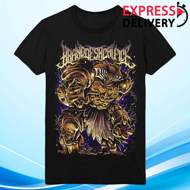 Official Brand Of Sacrifice Merch Exodia Black Shirt New