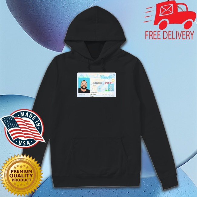 Volunteer Neyland Pray Driver License Tee Volunteer Neyland Pray Driver License Shirt
