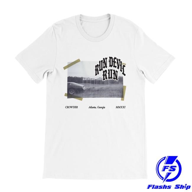 Run Devil Run Overprint Shirt David Crowder
