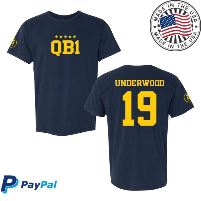 Barstool Sports QB1 MI UnderWood 19 Shirt
