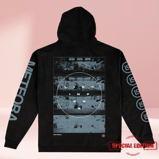 Official Linkin Park Merch Store Meteora Circle Wall Black Long Sleeve Tee Shirt LinkinPark Apparel Clothing Shop