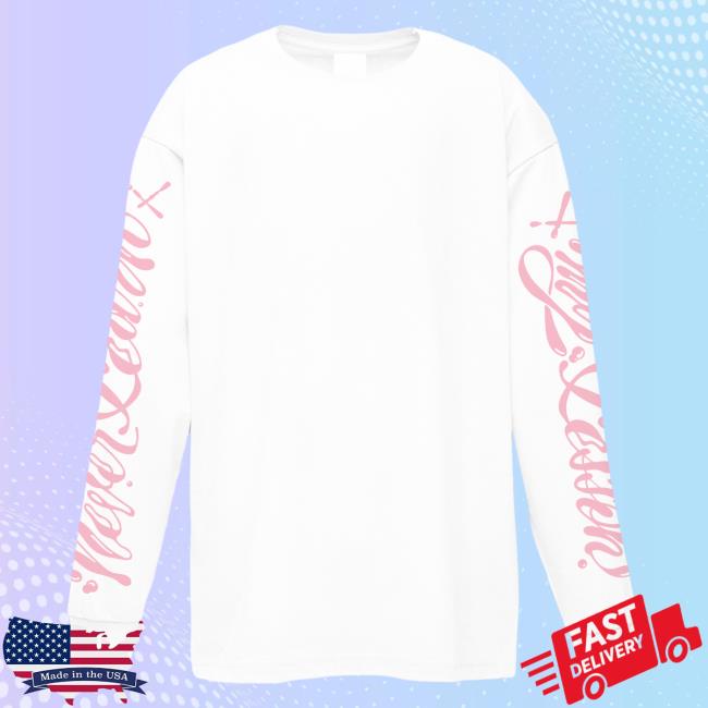 Official Anne-Marie Merch Store Anne Marie Never Learn My Lesson Long Sleeve Shirt White Anne - Marie Apparel Clothing Shop AnneMarie