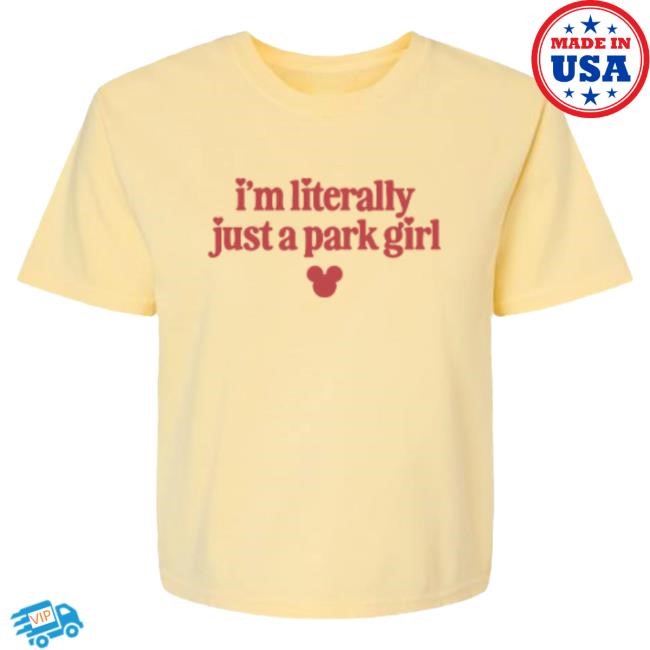 Official The Lost Bros Literally Just A Park Girl Crop Tshirt