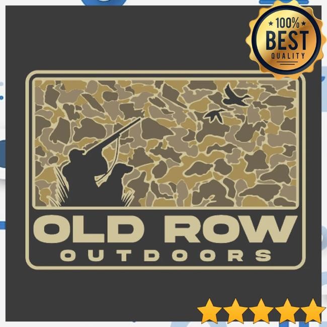 Official Old Row Store Shop The 80s Camo Made In USA Pocket New Shirt