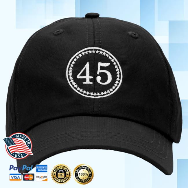 Official Donald Trump Merch Store Donald Trump 45 Cap – Black Donald Trump Apparel Clothing Shop DonaldTrump
