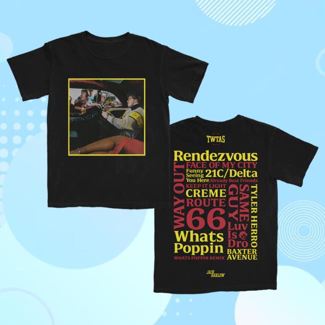Official Jack Harlow Merch Store Jack Harlow Autograph Cover Shirt 2024 Jack Harlow Clothing Shop JackHarlow