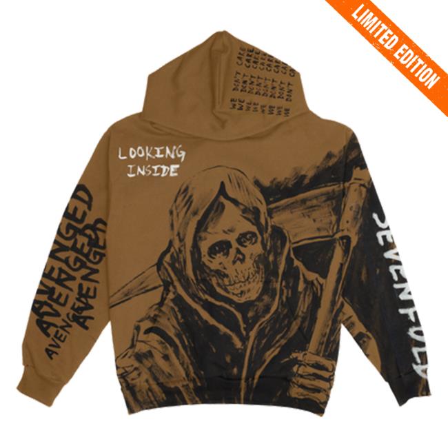 Official Avenged Sevenfold Store Shop A7x World Looking Inside Crewneck Sweatshirt Avengedsevenfold Merch