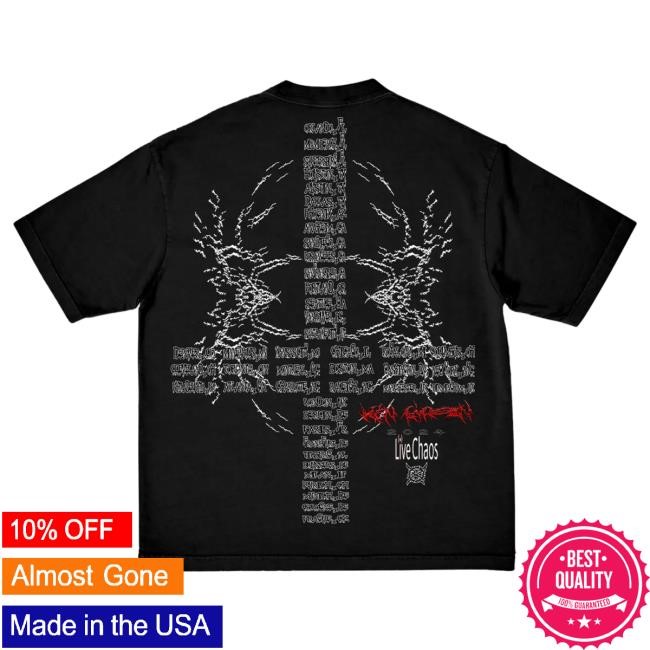 Official Ken Carson Merch Store Shop Ken Carson WTF Chaos Shirt New KenCarson
