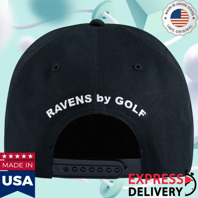 Official Golf Wang Merch Ravens Script Snapback Hat by Golf Wang x NFL