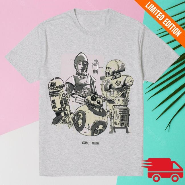 Rsvlts Shop Merch Star Wars™ Droid Drawings Top Shirt