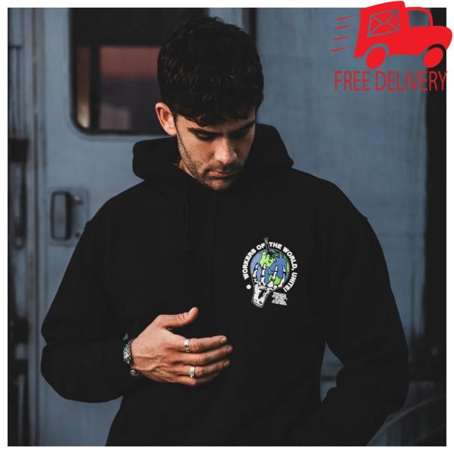 Official Hasan Piker's - Ideologie Shop Workers Of The World Unite Crew neck