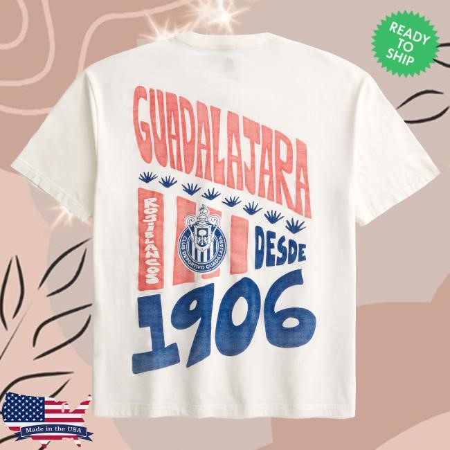 Club Deportivo Guadalajara Graphic New Shirt Premium Quality | Club Deportivo Guadalajara Official | Soccer Fan Gear