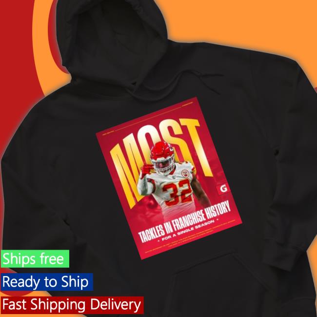 Premium Kansas City Chiefs Most Tackles In Franchise History For A Single Season Sweater