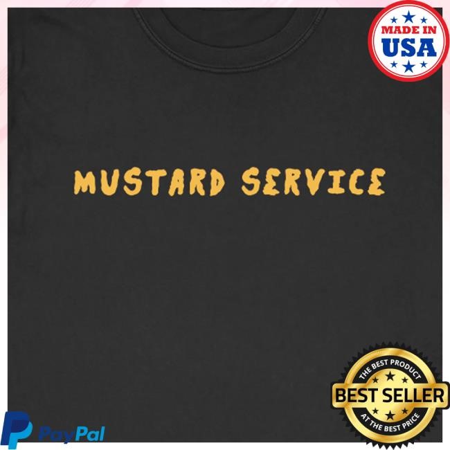 Mustard Service Zest Pop Black Tees