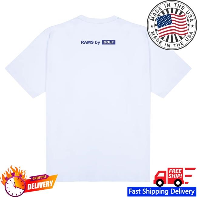 Official Golf Wang Merch Rams Helmet Shirt by Golf Wang x NFL