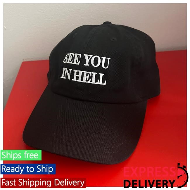 Official Red Scare Merch "See You In Hell" Cap - Black