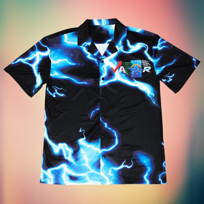 Official Vapor95 Clothing Store High Voltage Hawaiian T Shirt Vapor 95
