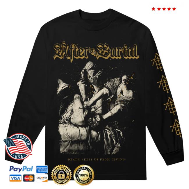 Official After The Burial Merch Carnage Black Long Sleeve Shirt New