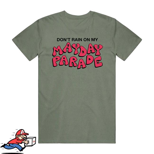 Official Mayday Parade Merch Stitch Brown Shirts