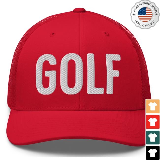 Early Season Golf Trucker Hat by Cincy Shirts Cincy Shirts Golf Trucker Hat Spring Season Accessory