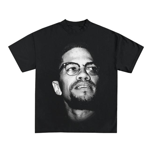 Official Icy Shop Merch Malcolm X Jumbo Graphic Tee Shirt