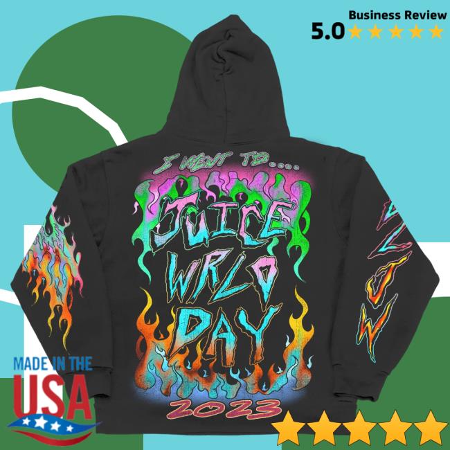 Official 999 Club Juice Wrld Merch Store Up In Flames Crewneck Sweatshirt Black 999Club Clothing Juicewrld