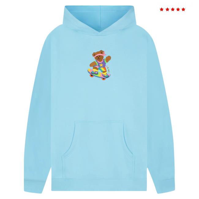 Official Stay Cool Clothing Store Stay Cool Chillbear Crew neck Sweatshirt (Baby Blue) StayCool StaycoolNyc