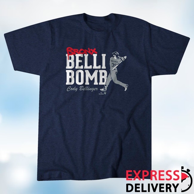 Breakingt Cody Bellinger: Bronx Belli-Bomb T Shirt