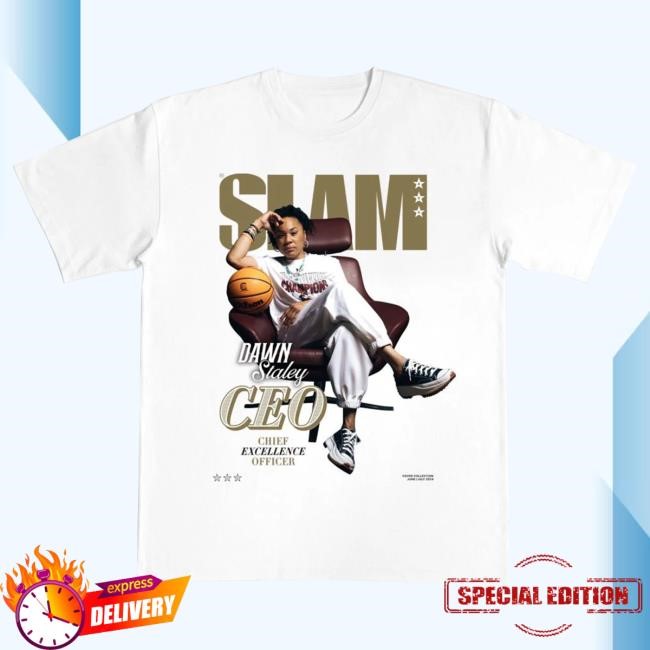 Official Slam Goods Slam Cover Tee Shirt - Dawn Staley (Slam 250)