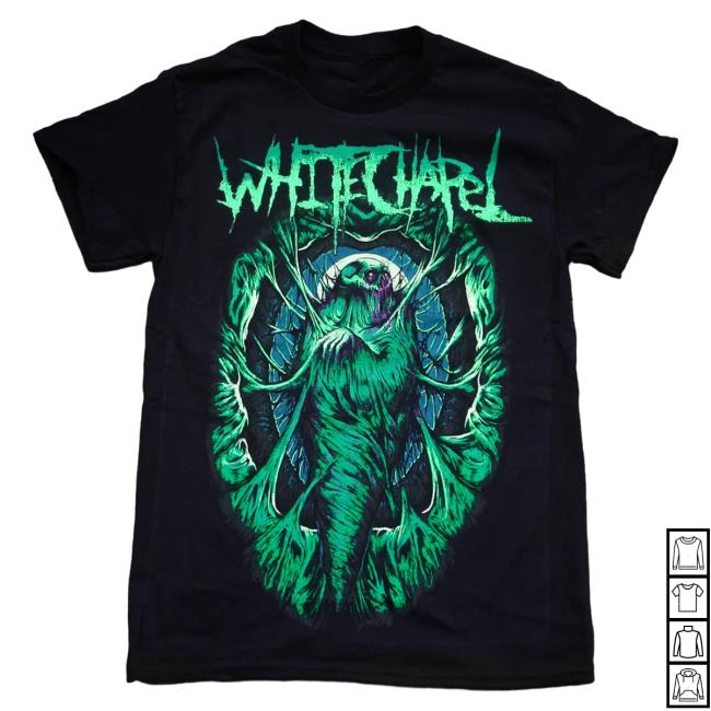 Official Merch Now Whitechapel Death Cocoon Black Top Shirt MerchNow