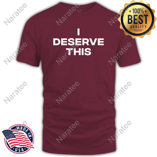 Official Dr Pepper Merch I Deserve Tee