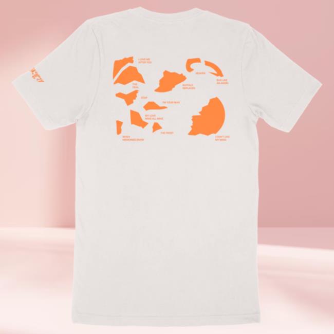 Official Mitski Merch Store Shards T Shirt (Frost White) Mitski Shop Mitskileaks