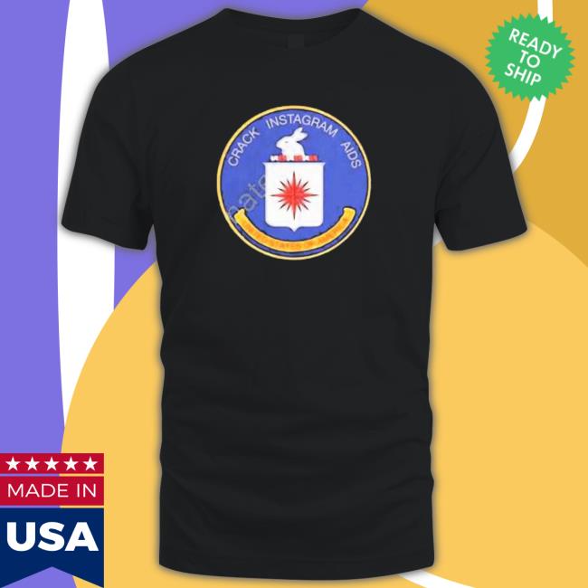 Official Crack Instagram Aids United Stated Of America Tee