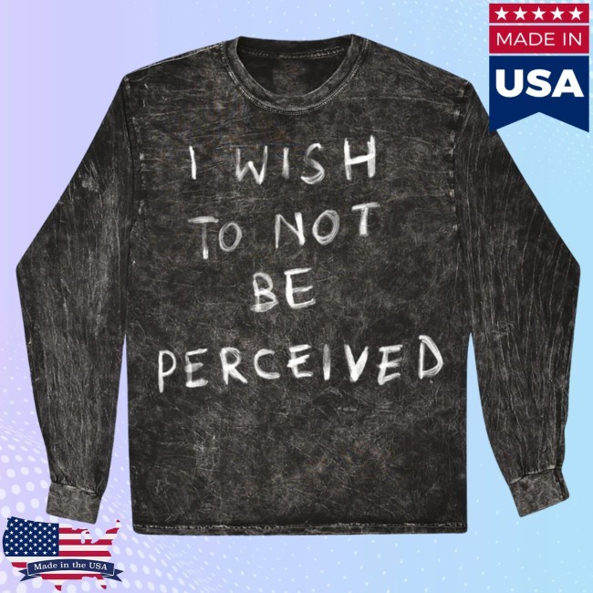 Official Not Be Perceived Long Sleeve Black L/S - Melanie Martinez