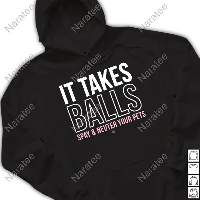 MuttNation It Takes Balls Tee Black