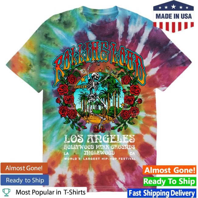 RL LA 24 Sunshine State. Tiedye T Shirt Rolling Loud Shop