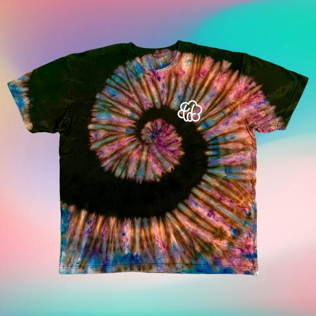 Official The Tie Dye Company Reverse Tie Dye Galaxy Spiral New Shirt