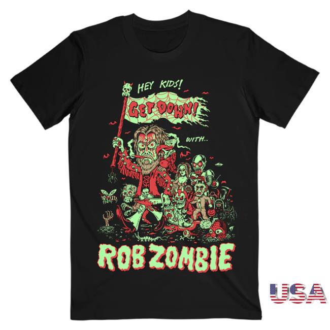 Get Down Parade Tee Rob Zombie Merch Shop