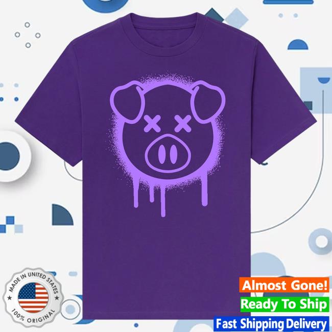 Official Shane Dawson Merch Store Shane Dawson Spray Paint Pig Purple Shirts ShaneDawson Shane Dawson Apparel Clothing Shop
