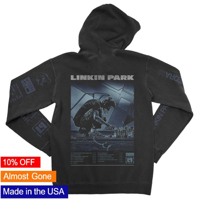 Official Linkin Park Merch Store Logo Tilt Washed Black Long Sleeve Tees LinkinPark Apparel Clothing Shop