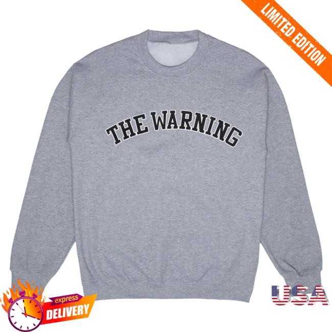 Official The Warning Merch Store The Warning Varsity Crewneck Sweatshirt (Various Colors) The Warning Clothing Shop