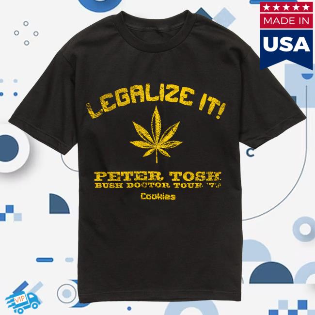 Official Cookies Merch Store Legalize It T Shirt - Cookies X Peter Tosh Cookies Apparel Clothing Shop Cookiessf