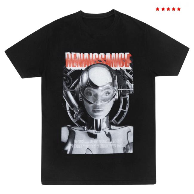 Official Beyonce Renaissance Movie Merch Store Silver Screen Tee Beyoncé Shop