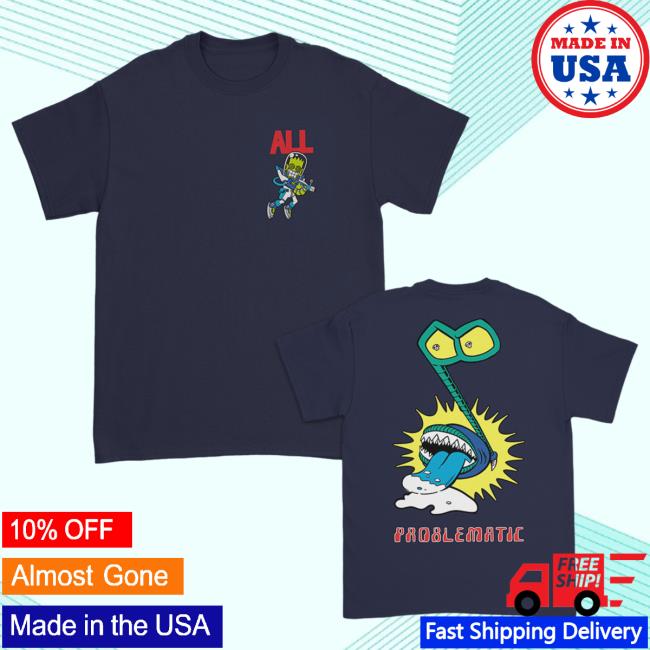 Official Kings Road Merch Store All Problematic Invader Shirt (Navy) Kings Road Shop