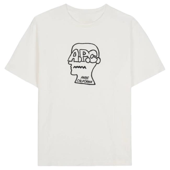 Official Brain Dead Merch Store We Are Brain Dead x A.P.C. Tee - White