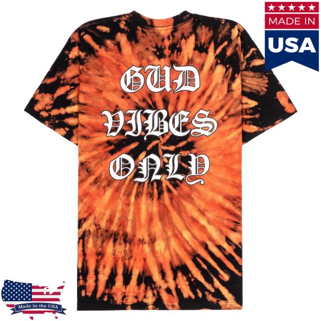 Slander Merch Store Gud Vibrations Tie Dye Tee Slander Merch Store Gud Vibrations Tie Dye Popover Shirt
