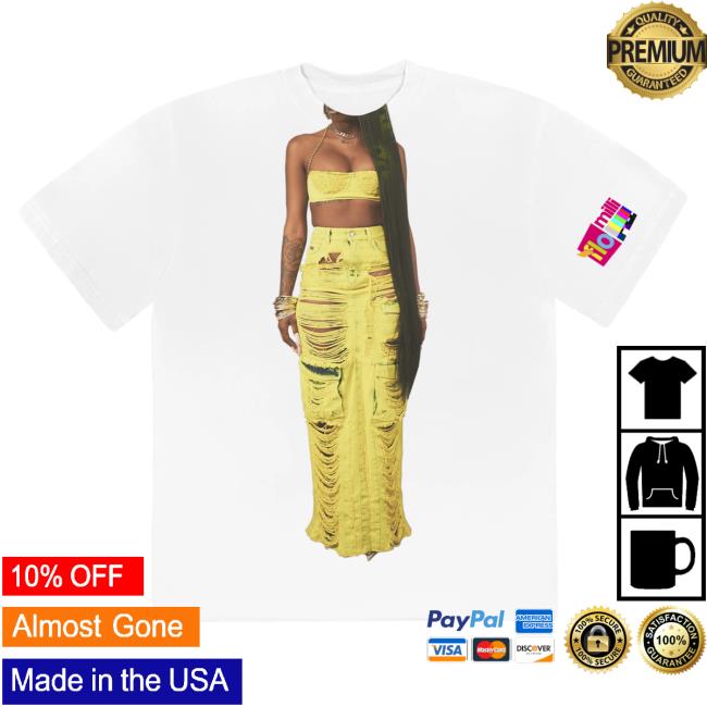 Official Flo Milli Merch Store FloMilli Fine Ho, Stay Alter Ego Shirt White 2 Flo Milli Apparel Clothing Shop