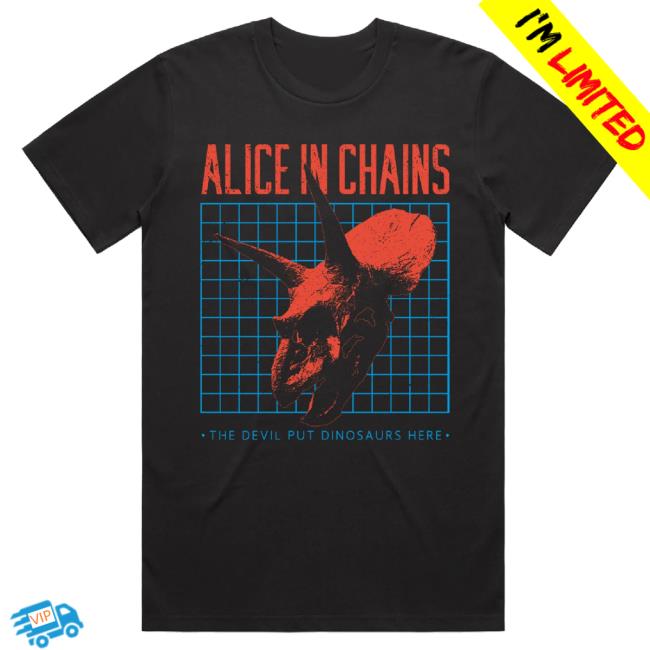 Official Alice In Chains Merch Store Alice In Chains The Devil Put Dinosaurs Here Attractive Shirt Aliceinchains