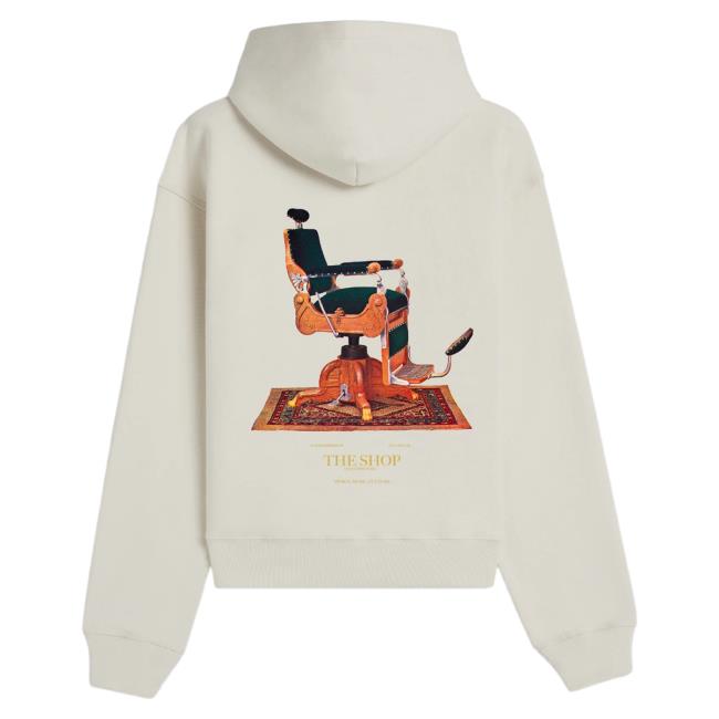 Official Maverick Carter Shop Make Spring Hill Clothing Store The Shop Chair Crewneck Sweatshirt Ivory Mavcarter SpringHill