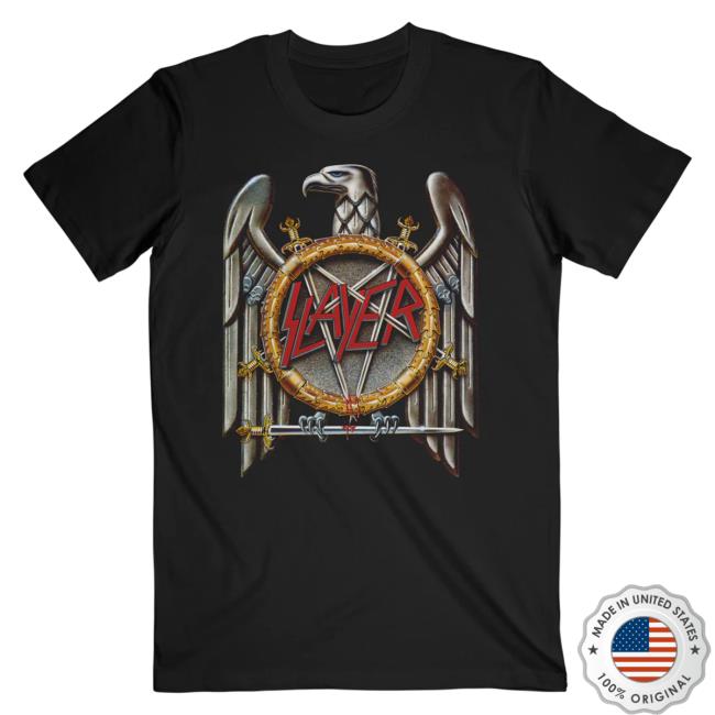 Slayer Clothing Store Shop Merch Silver Eagle Shirt 2023